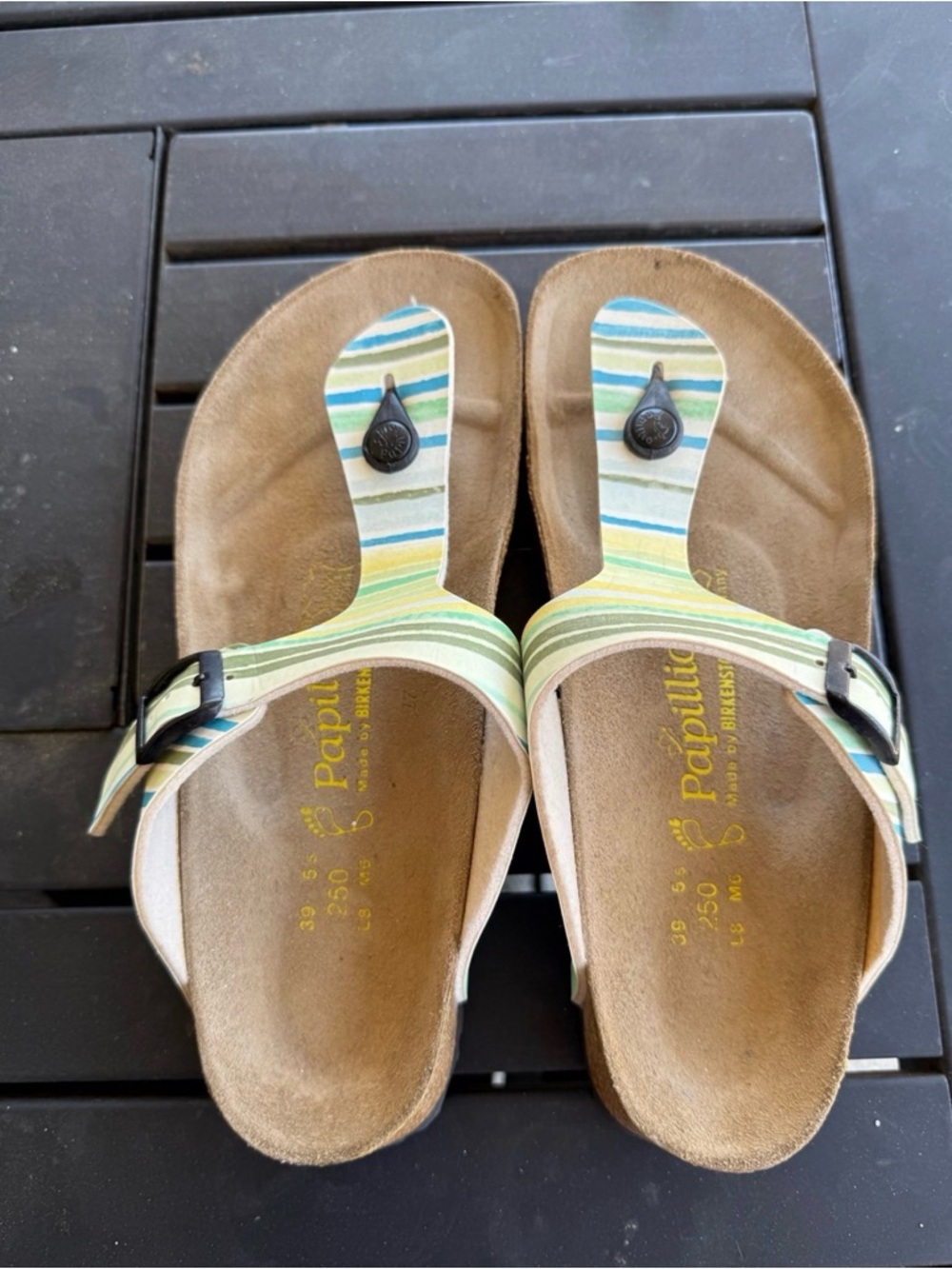 Birkenstock papillio sandals size 39 8-8 1/2